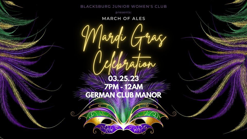 March of Ales: A Mardi Gras Celebration, 25 March | Event in Blacksburg | AllEvents.in