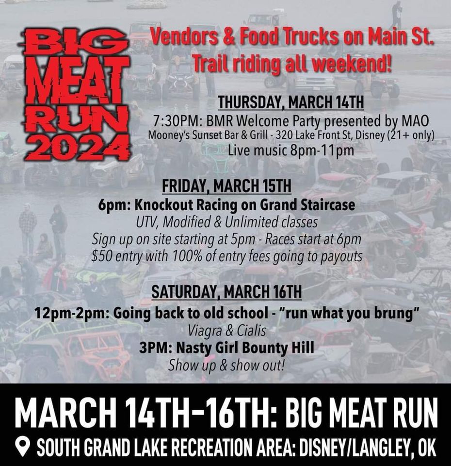 Big Meats Run, (BMR), Disney Offroad Recreation Area, 14 March 2024