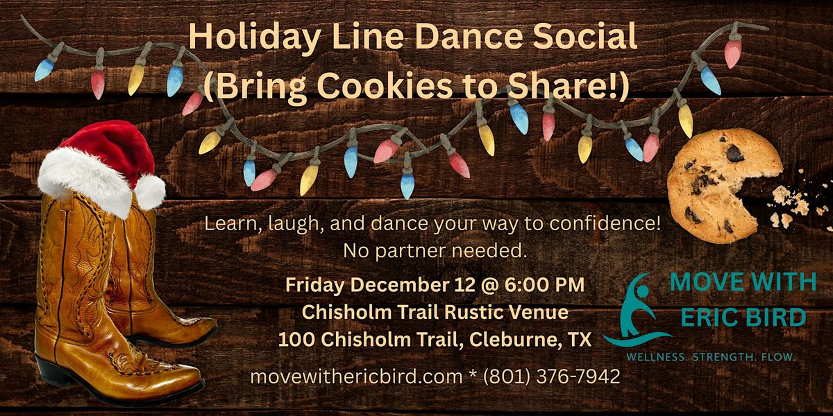 Holiday Line Dance Social (Bring Cookies to Share!), 12 December | Event in Cleburne | AllEvents