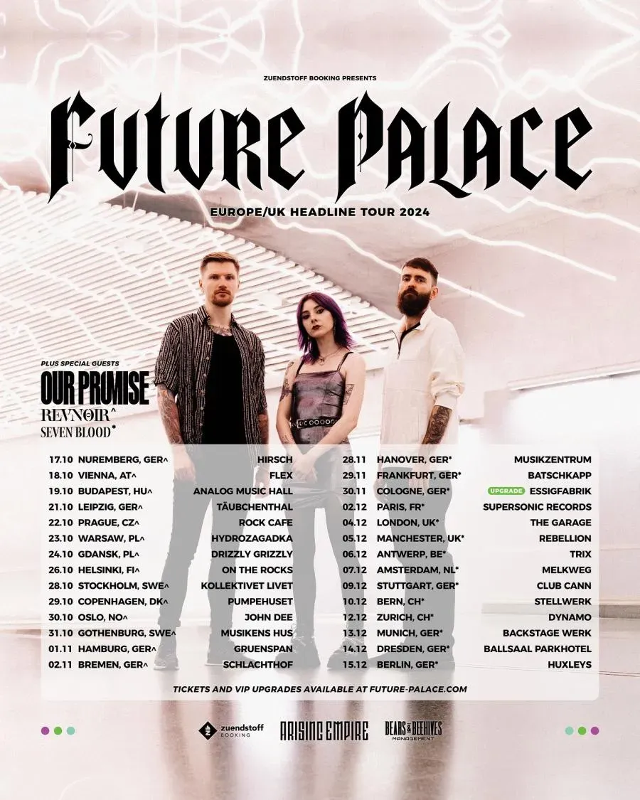 Future Palace at Palladium Worcester, 2 October | Event in Worcester | AllEvents