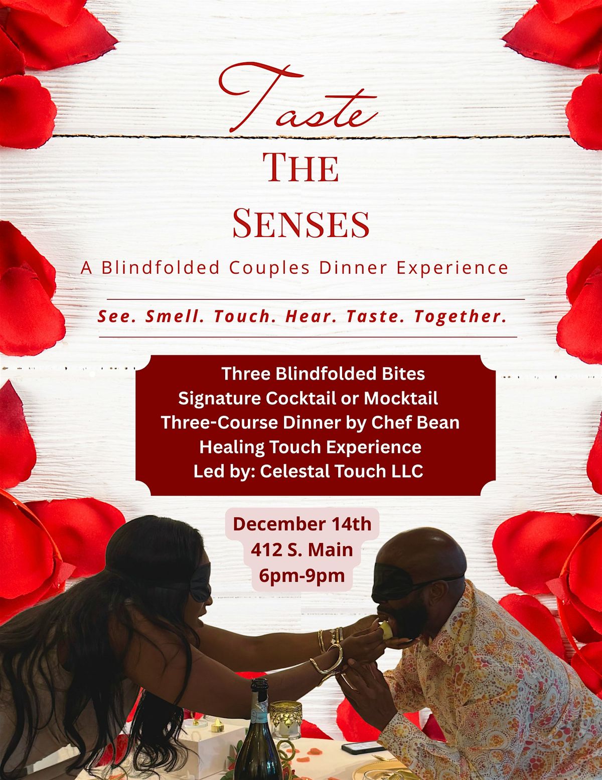 Taste the Senses: A Blindfolded Couples Experience (12/28), 28 December | Event in Memphis | AllEvents