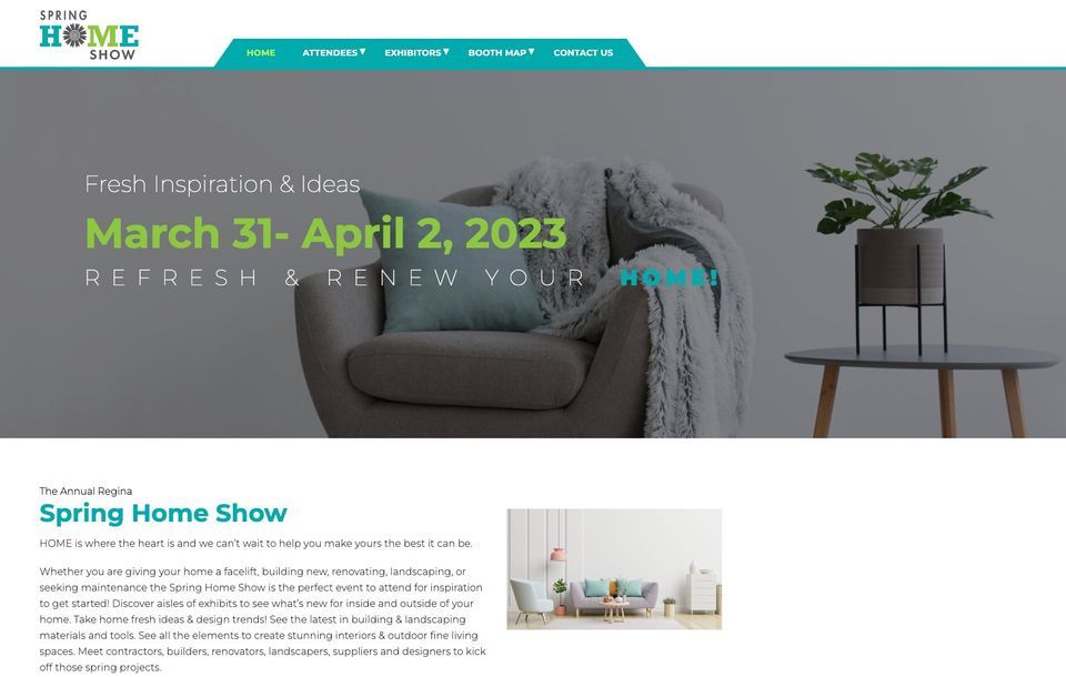 Regina Spring Home Show 2023, Brandt Center, Moose Jaw, March 31 2023