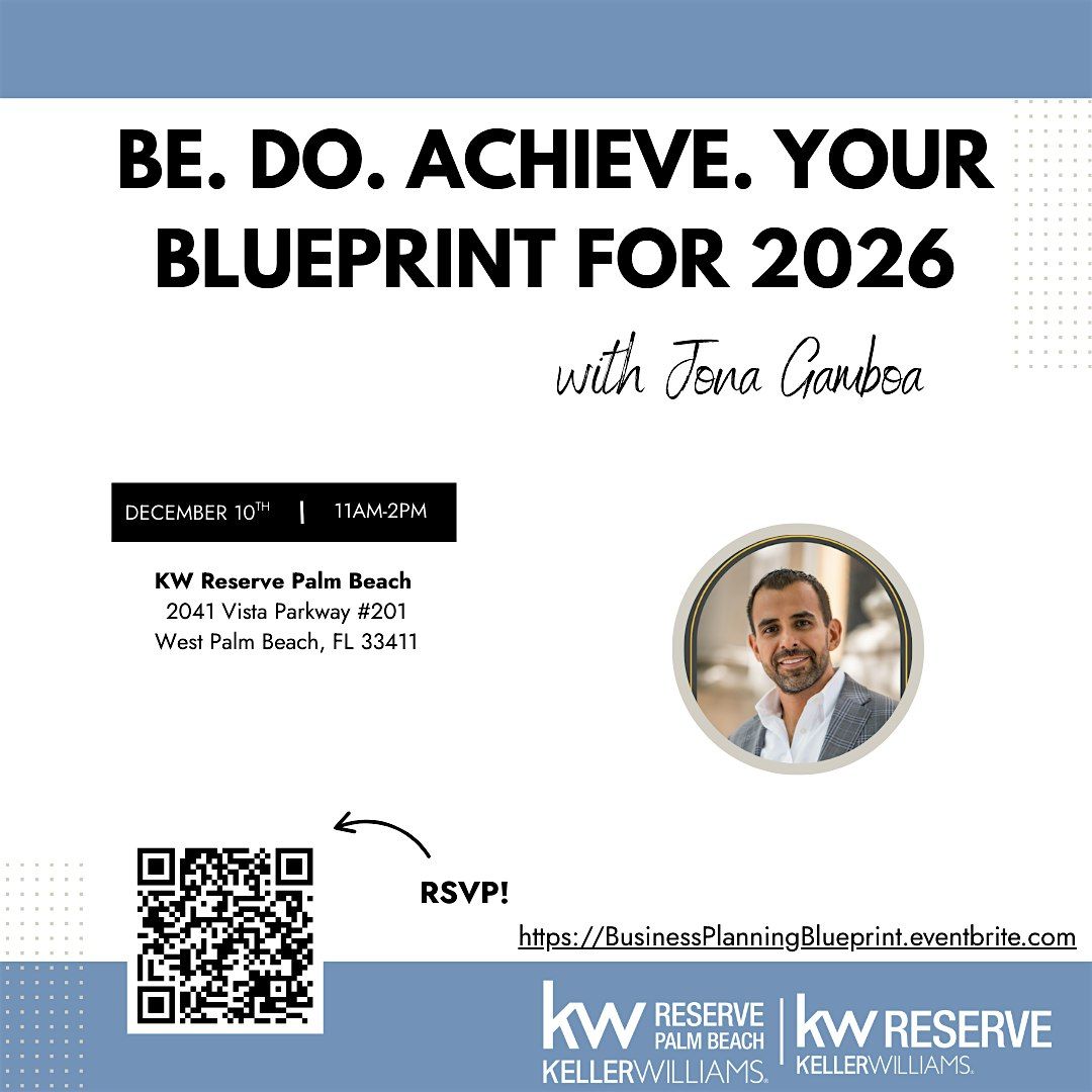 Be. Do. Achieve. Your Blueprint for 2026, 10 December | Event in West Palm Beach | AllEvents