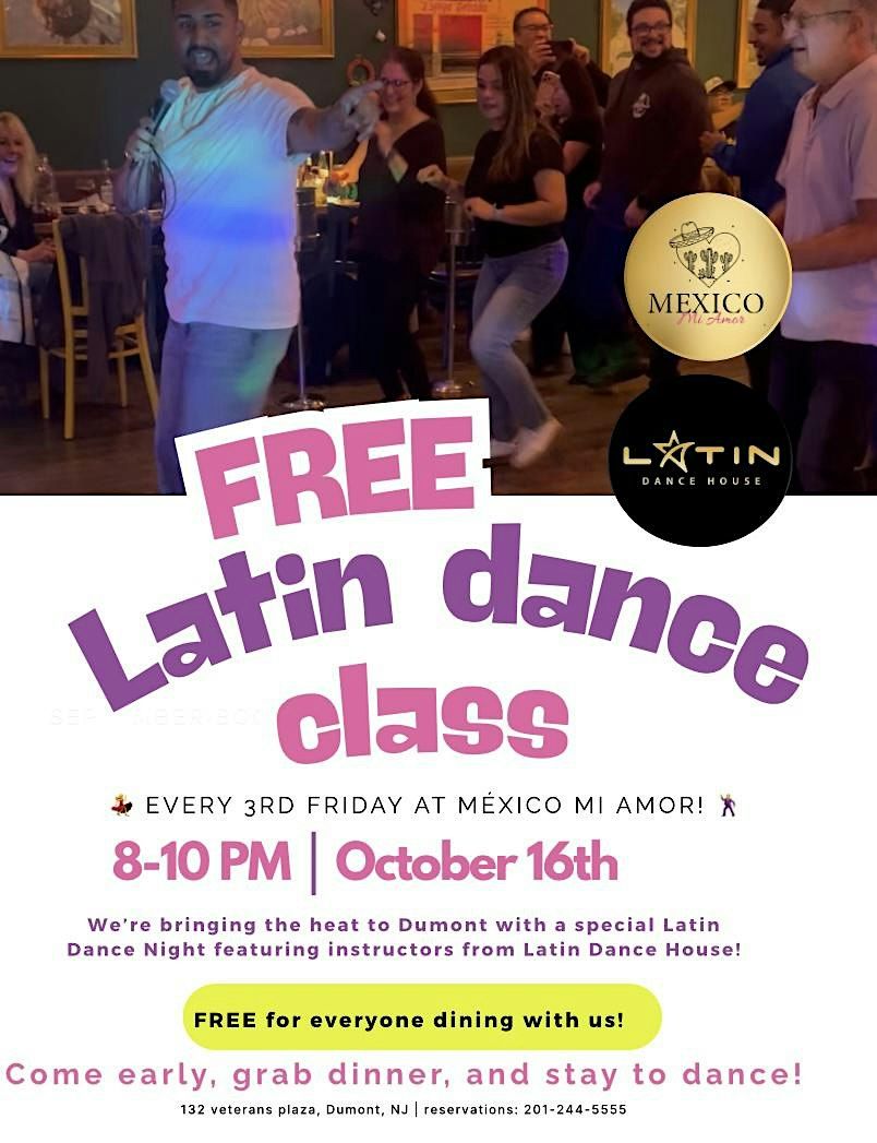 Latin Dance Class, Mexico Mi Amor, Dumont | AllEvents