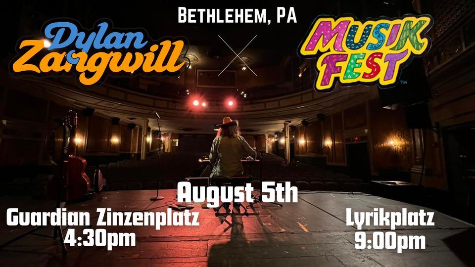 Dylan Zangwill at MusikFest! (Martin Guitar Lyrikplatz at Frank Banko Alehouse Cinemas), Frank