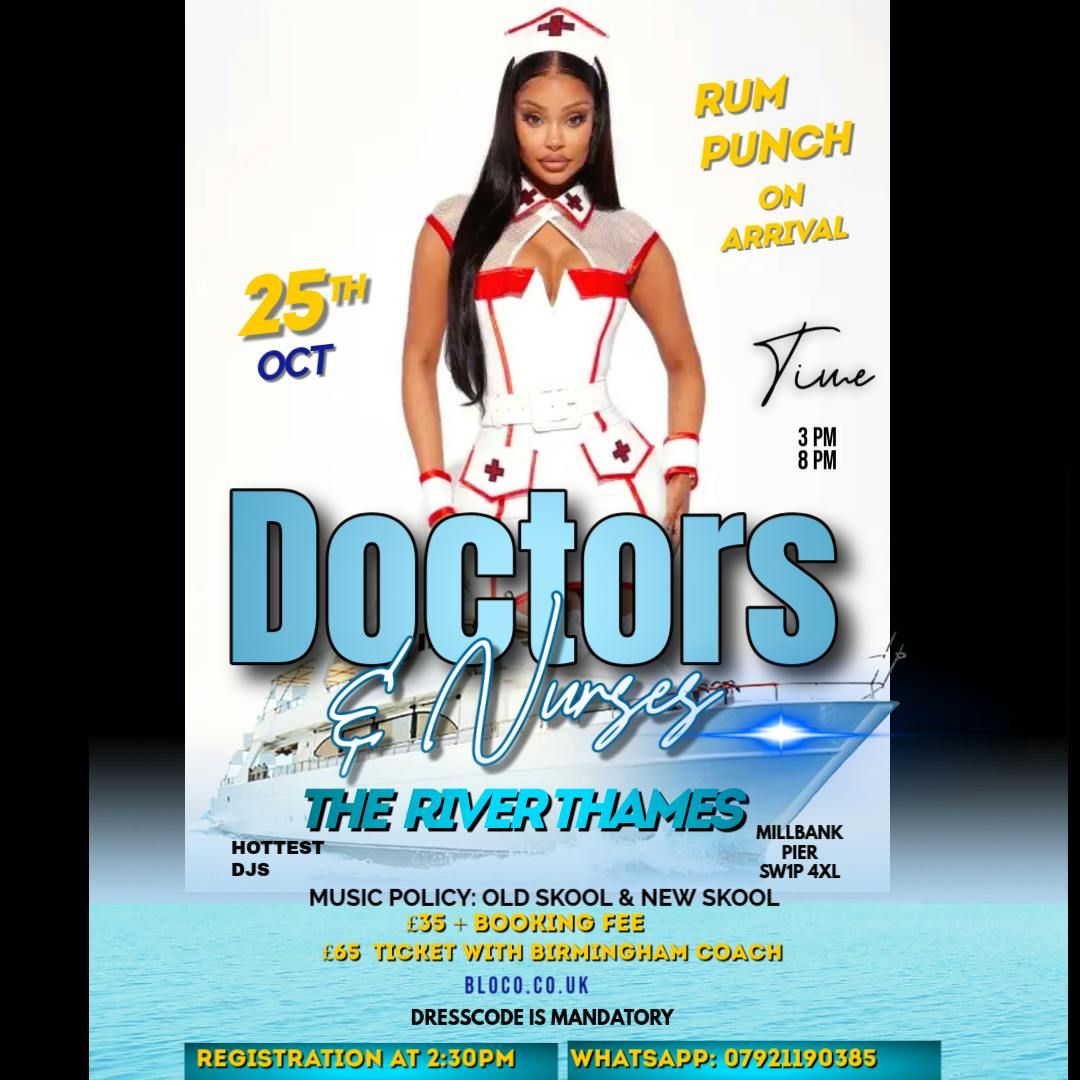 Doctors and Nurses Boat Party!!!, 25 October | Event in London | AllEvents