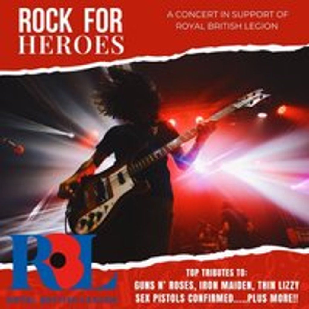 Rock For Heroes, 11 October | Event in Grimsby | AllEvents