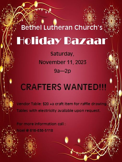 Bethel Lutheran Churchs Holiday Bazaar, Bethel Lutheran Church, Howard