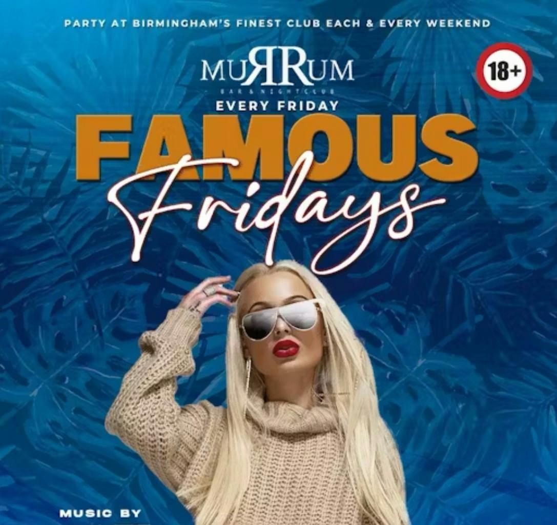 FAMOUS FRIDAYS 🔥-⭐️ 2-4-1 Drinks ⭐️ - Birmingham's Hottest Friday 😈 @ RUMRUM ARCADIAN, 28 November