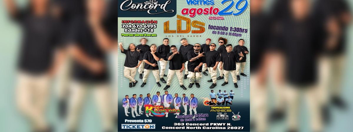 LOS DEL SABOR, RAZA COSTEÑA & MAS, 29 August | Event in Concord | AllEvents