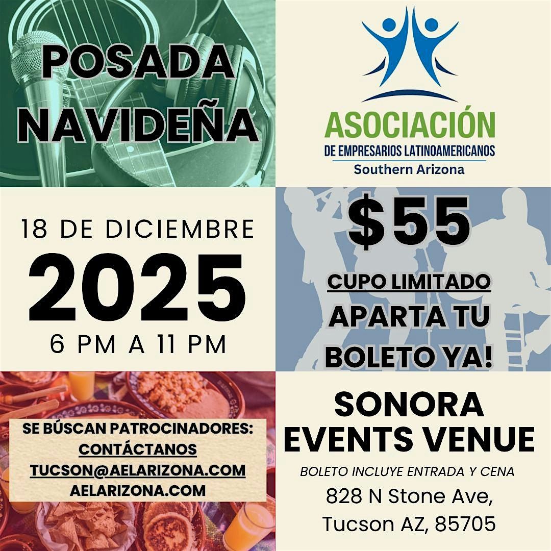 POSADA EMPRESARIOS LATINOS - TUCSON 2025, 18 December | Event in Tucson | AllEvents