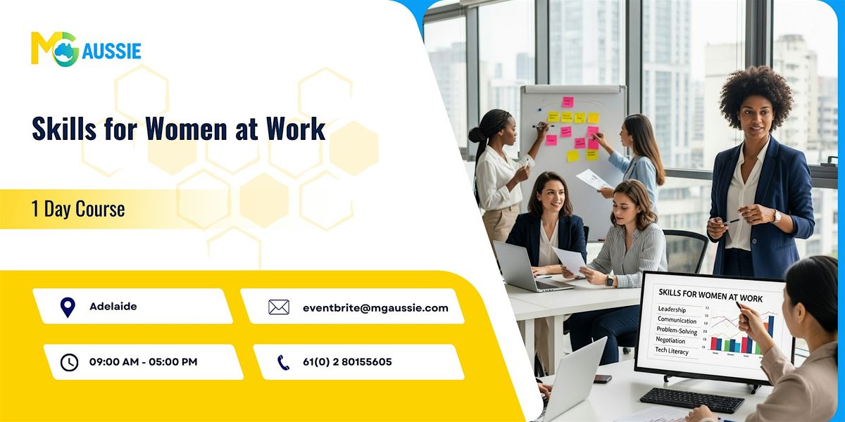 Skills for Women at Work: 1 Day Session in Adelaide, 10 December | Event in Adelaide | AllEvents