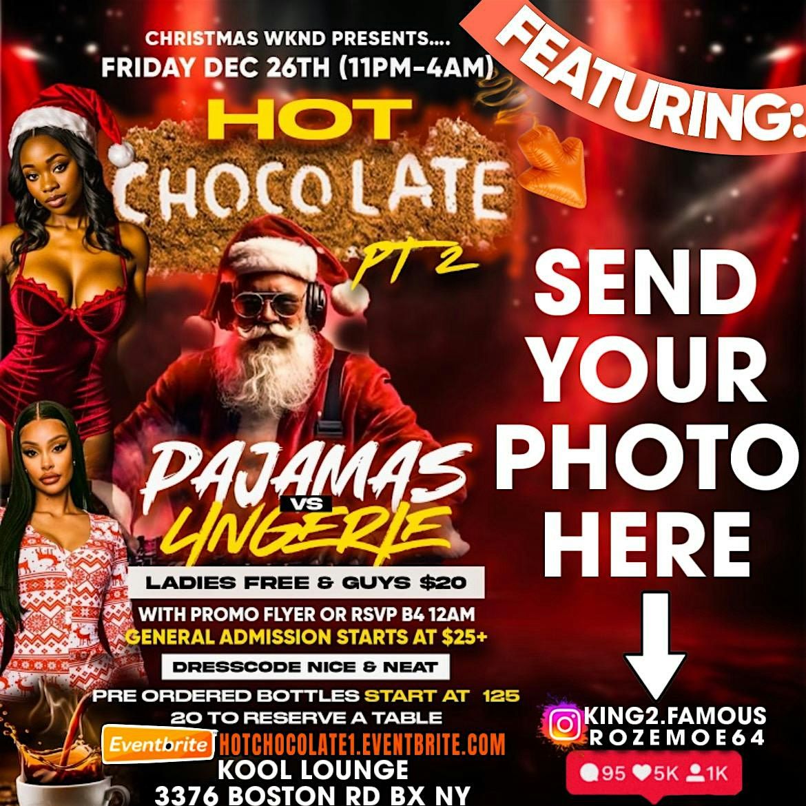 HOT CHOCOLATE PT 2 (CHRISTMAS PARTY), 26 December | Event in The Bronx | AllEvents