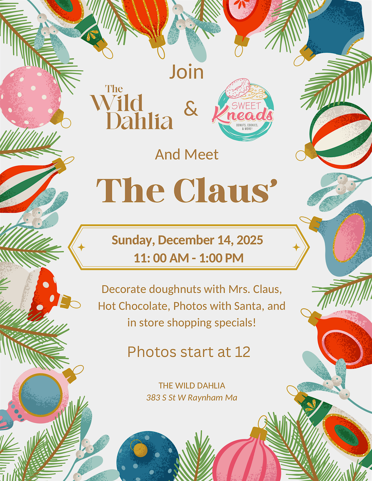 Sunday With The Claus’, 14 December | Event in Raynham | AllEvents