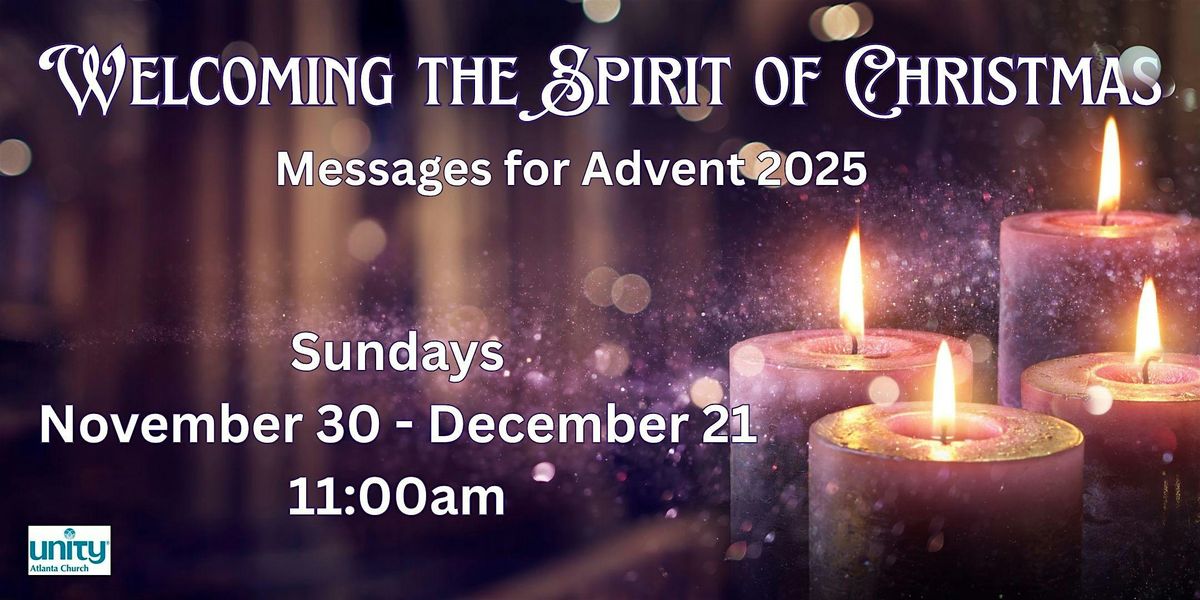Welcoming the Spirit of Christmas  - Messages for Advent | Event in Peachtree Corners | AllEvents