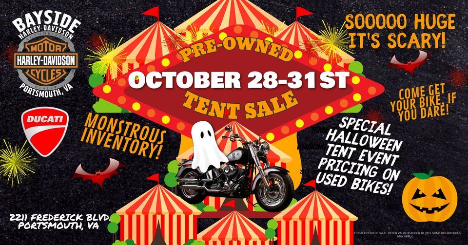 HUGE PREOWNED TENT EVENT AT BAYSIDE, Bayside Ducati, Portsmouth