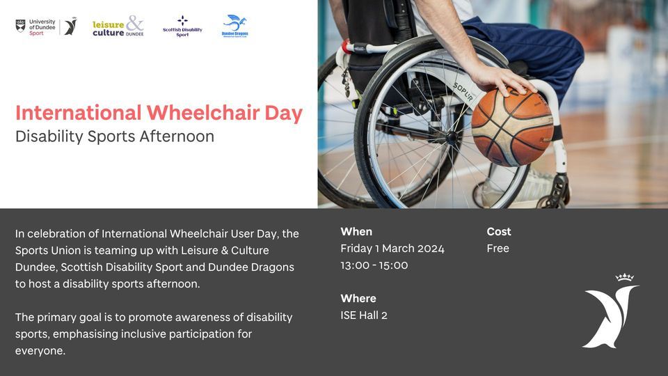 International Wheelchair Day Disability Sports Afternoon, Institute of