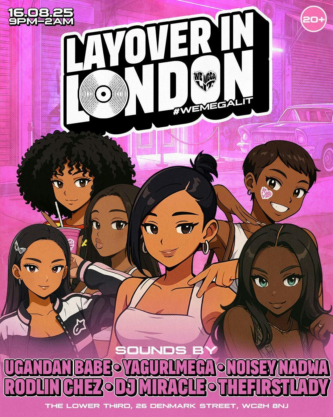 WEMEGALIT: Layover In London, 16 August | Event in London | AllEvents