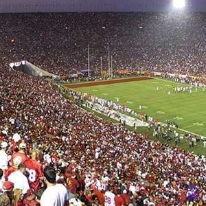 Notre Dame Fighting Irish at USC Trojans Football at LA Memorial Coliseum