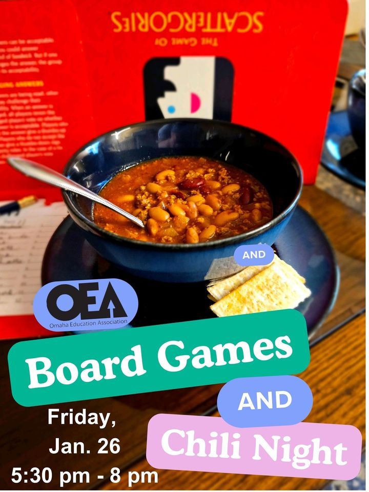 OEA Board Game Night & Chili Cook Off, Omaha Education Association, January 26 2024 AllEvents.in
