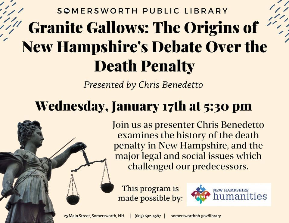 Granite Gallows The Origins of New Hampshires Debate Over the Death