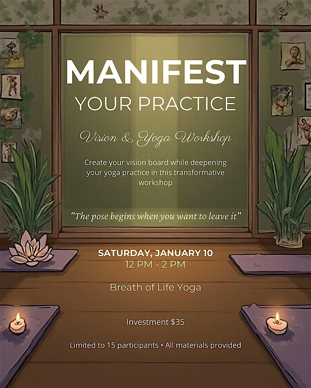 Vision  & Yoga Workshop, 10 January | Event in Commerce City | AllEvents