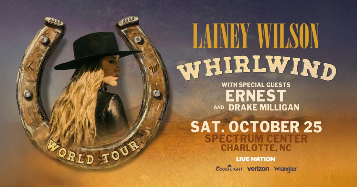 Lainey Wilson with Ernest and Drake Milligan , 24 October | Event in Knoxville | AllEvents