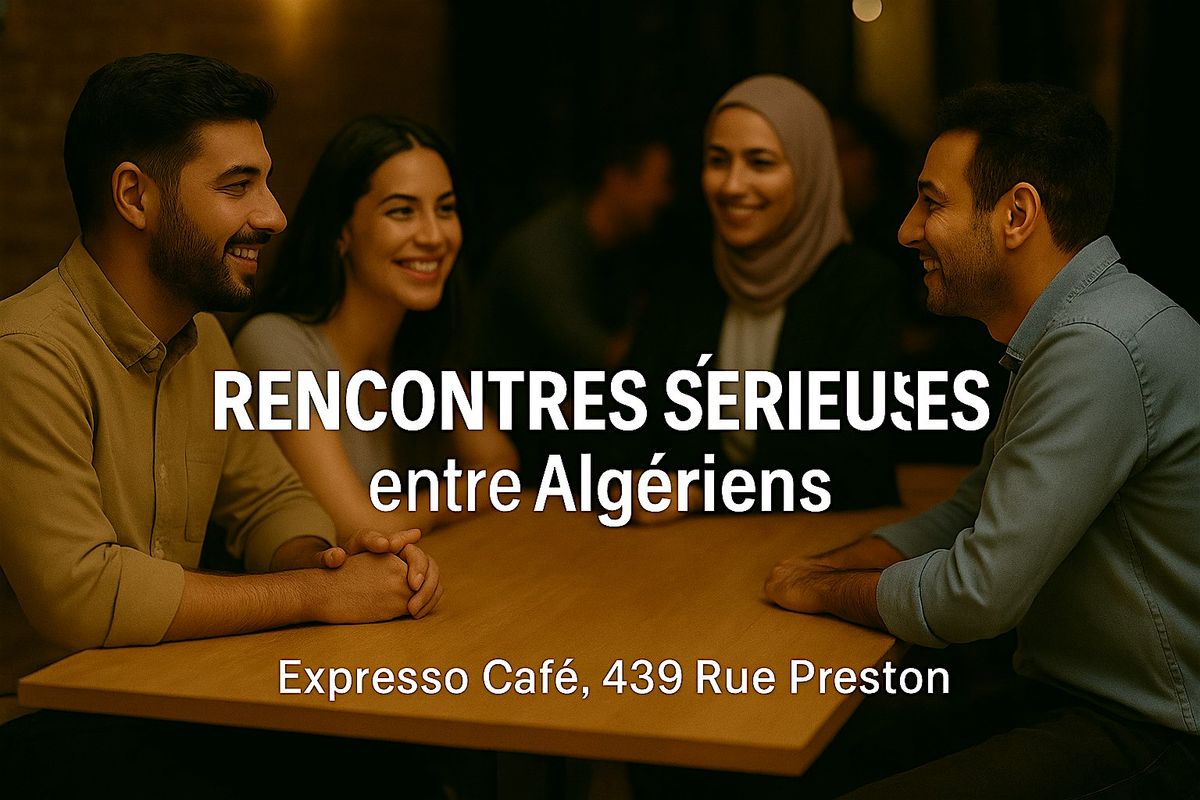Speed Dating pour Algériens, 3 December | Event in Ottawa | AllEvents