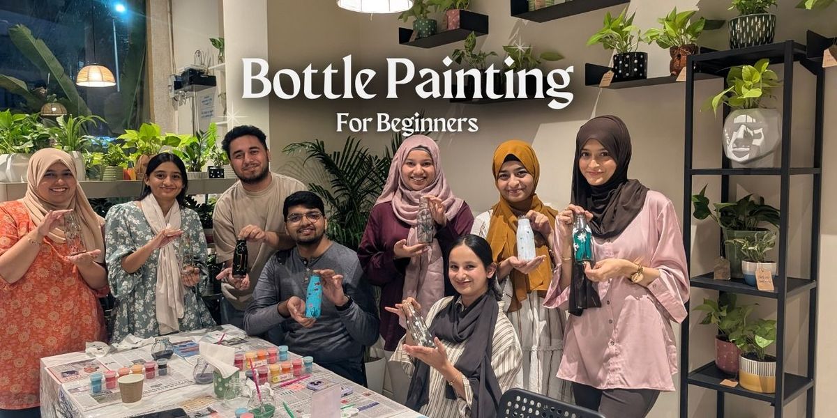 Glass Bottle Painting (for beginners), 29 November | Event in Ahmedabad | AllEvents