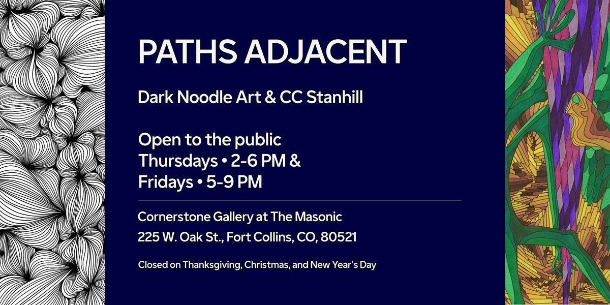 Paths Adjacent: A duo exhibition featuring Dark Noodle Art & CC Stanhill | Event in Fort Collins | AllEvents
