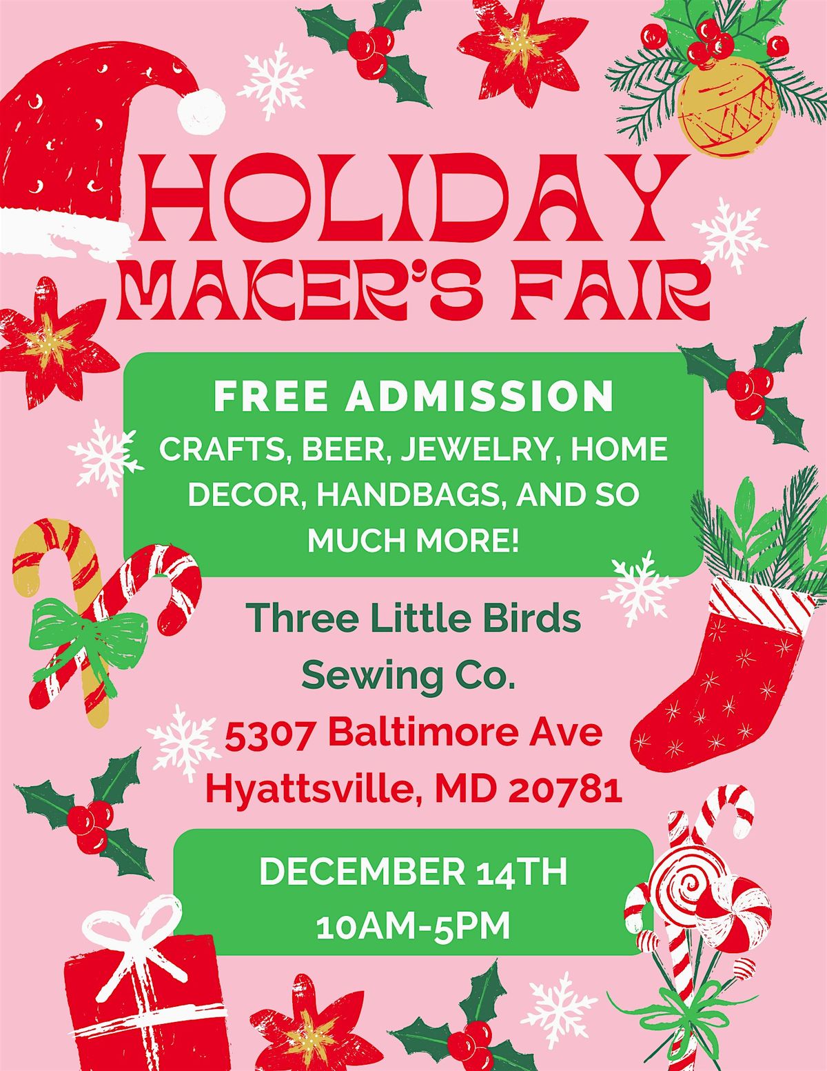 Procrastinator Holiday Fair, 14 December | Event in Hyattsville | AllEvents