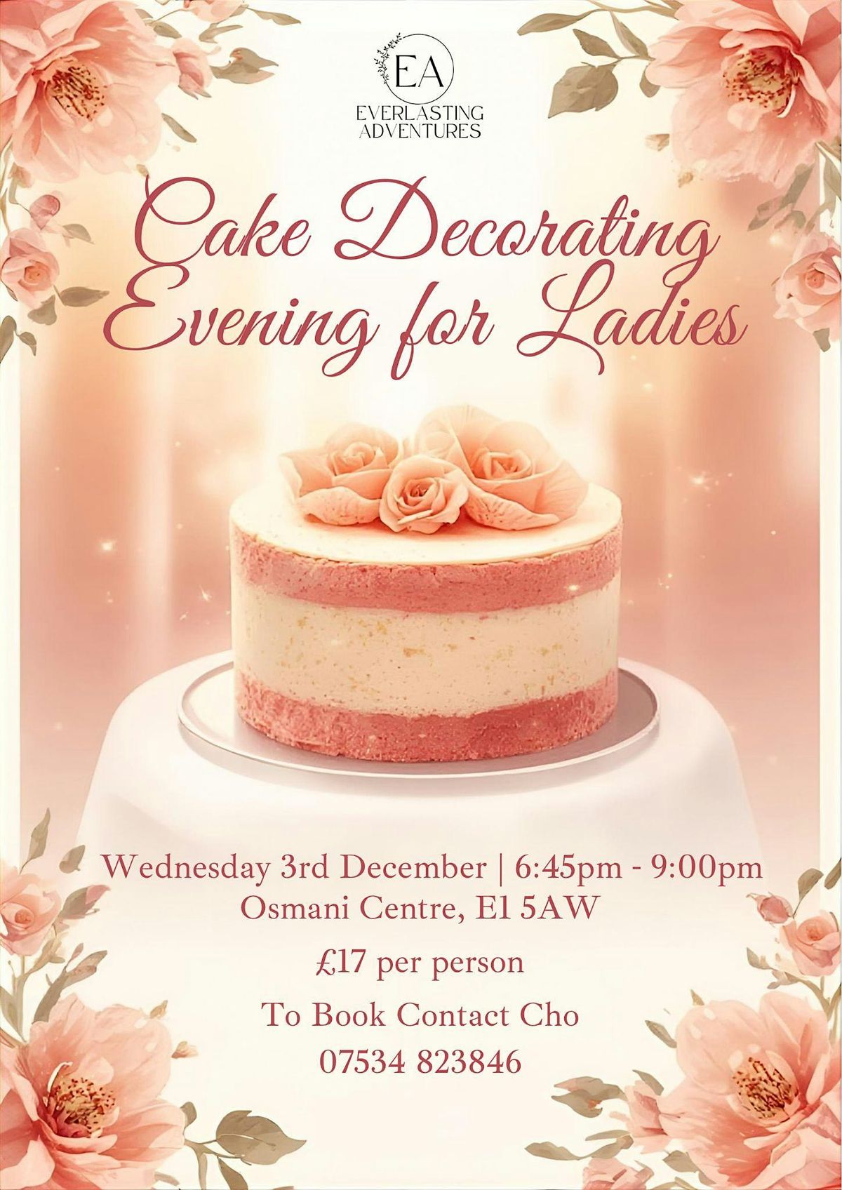 Ladies Bento Cake Decorating, 3 December | Event in London | AllEvents