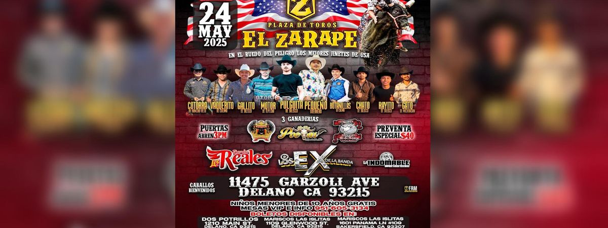 BANDA LOS REALES, LOS EX DE LA BANDA & MAS, 24 May | Event in Delano | AllEvents