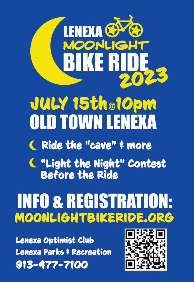 Lenexa Moonlight Bike Ride 2023, Lenexa Community Center, 15 July to 16