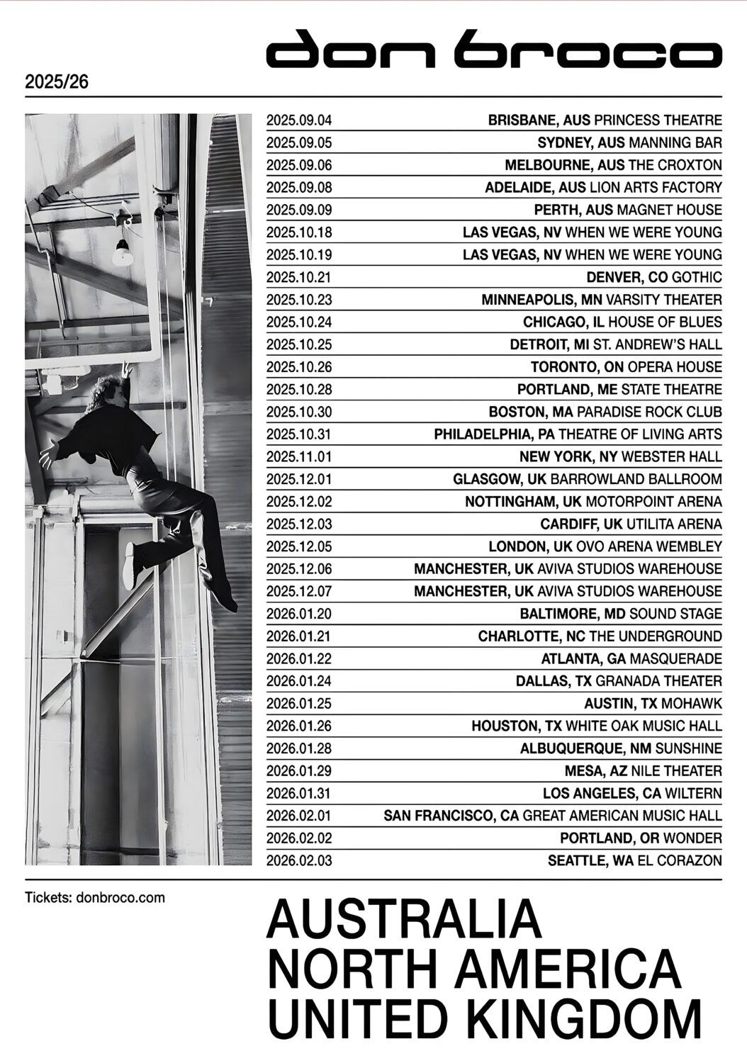 Don Broco, 24 January | Event in Austin | AllEvents
