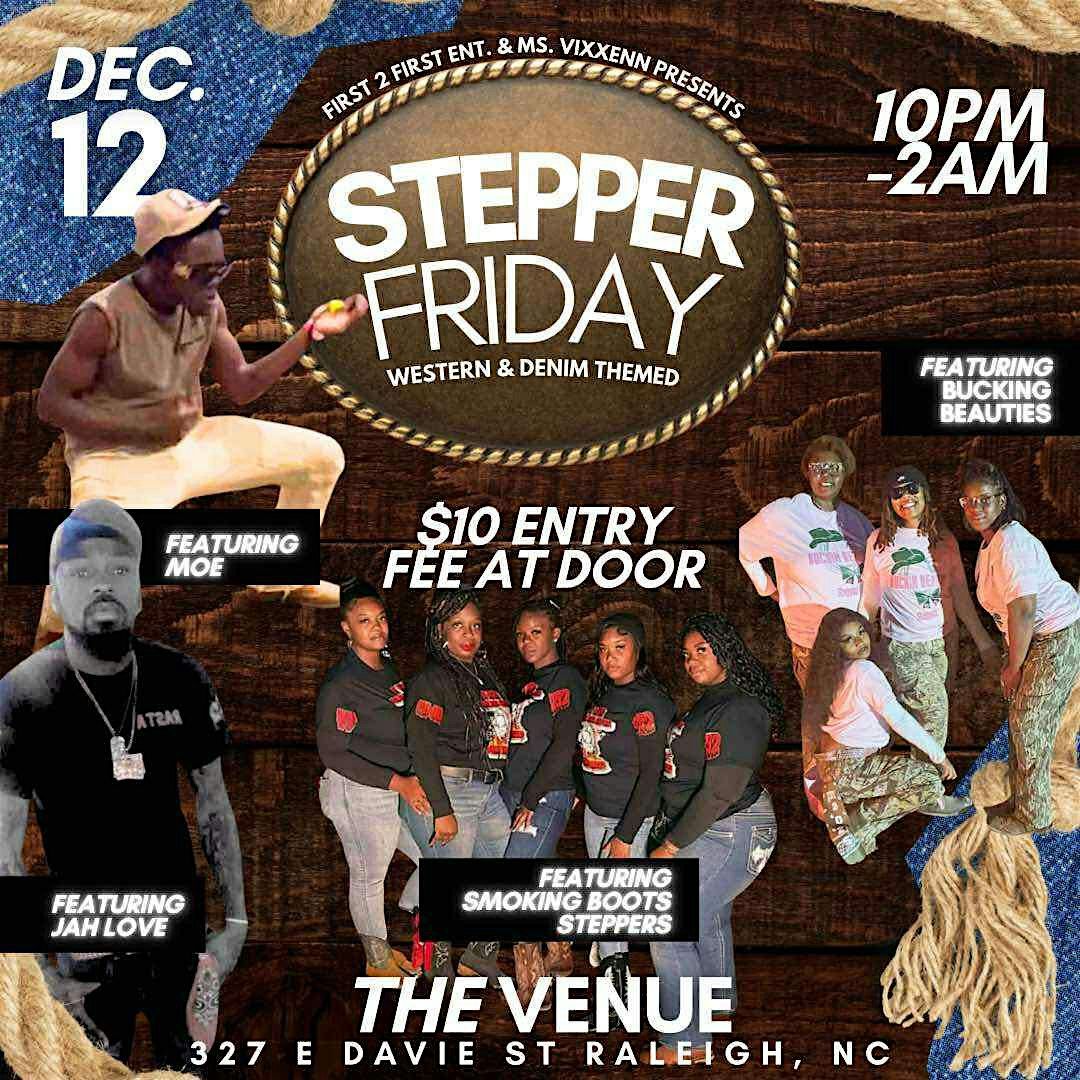 Stepper Friday, 12 December | Event in Raleigh | AllEvents