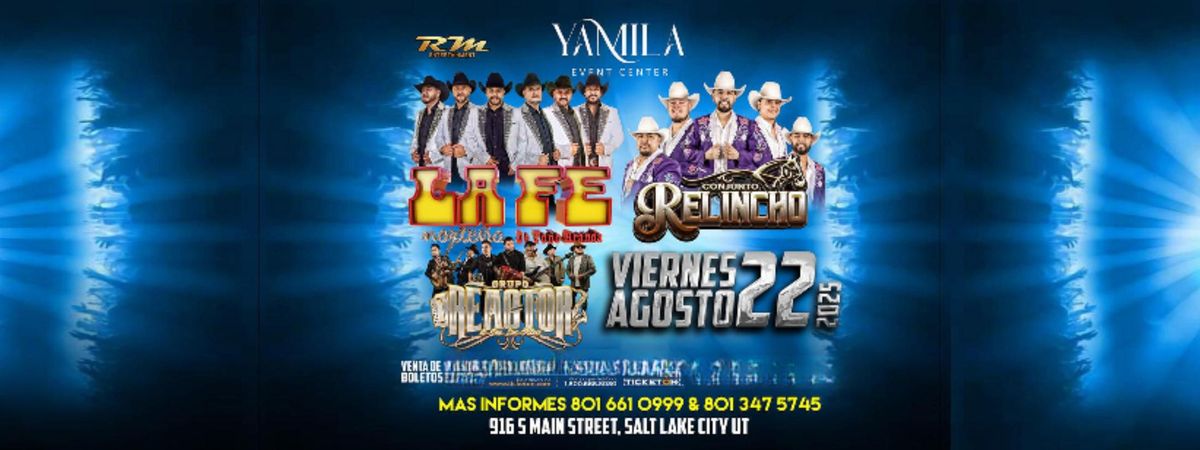 LA FE NORTEÑA & CONJUNTO RELINCHO, 22 August | Event in Salt Lake City | AllEvents