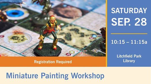 Miniature Painting Workshop At Litchfield Park Library Luke Afb