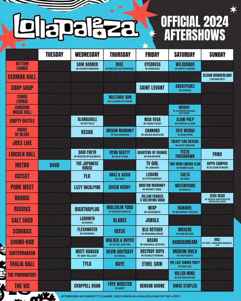 Lollapalooza Aftershow: Bladee, 1 August | Event in Chicago | AllEvents