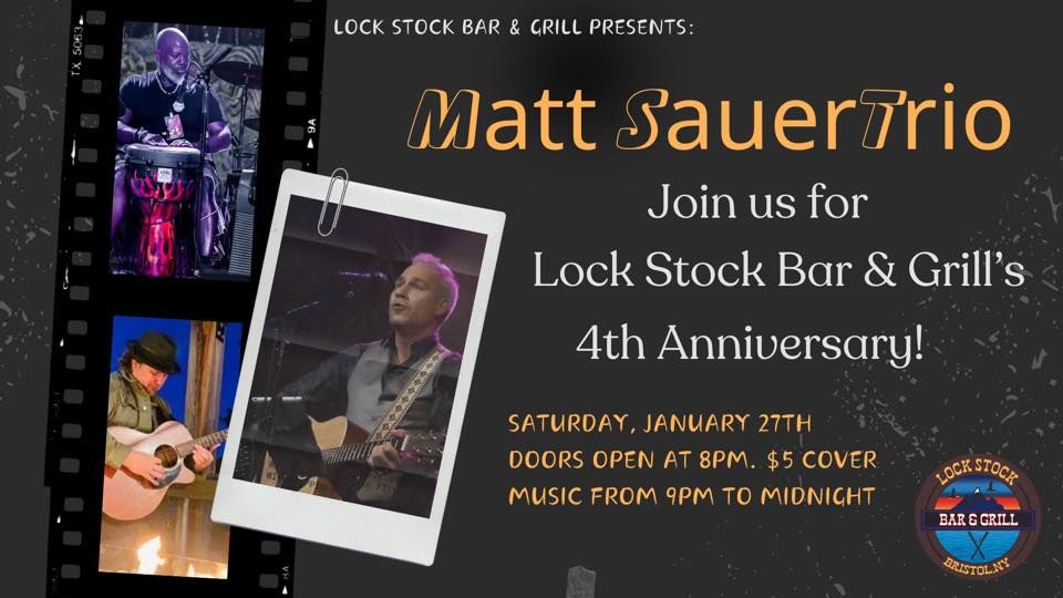 Matt Sauer Trio, Lock Stock Bar & Grill, Honeoye, January 27 2024