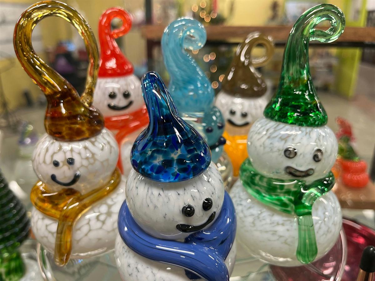 The Family as the Coolest Snowpeople in 2025..made at GAI out of Hot Glass!, 19 December | Event in Indianapolis