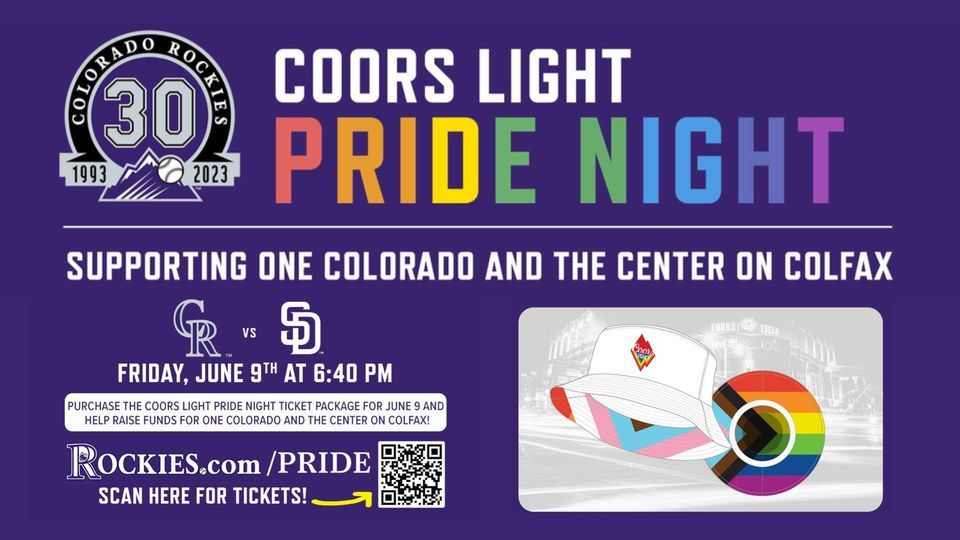 Rockies Pride Night, Coors Field, Glendale, June 9 2025 AllEvents.in