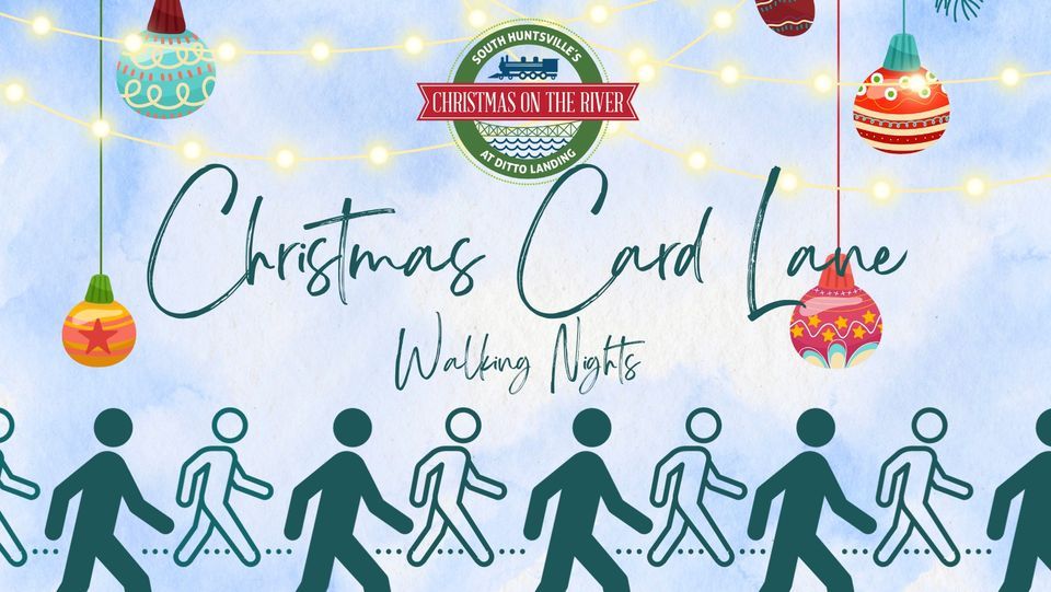 Christmas Card Lane Walking Nights , Ditto Landing, New Hope, December Christmas Card Lane