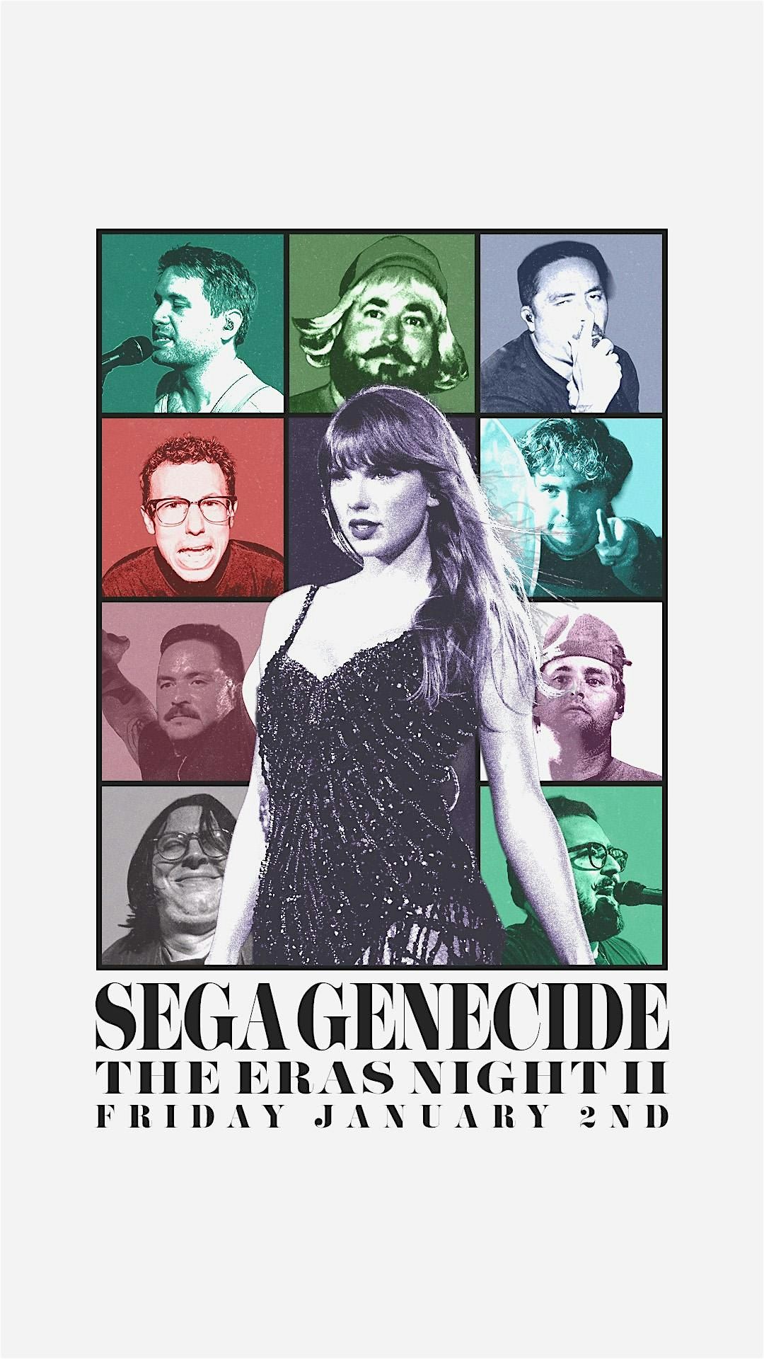 Swiftie Sega Genecide: The Eras Night II, 2 January | Event in Costa Mesa | AllEvents