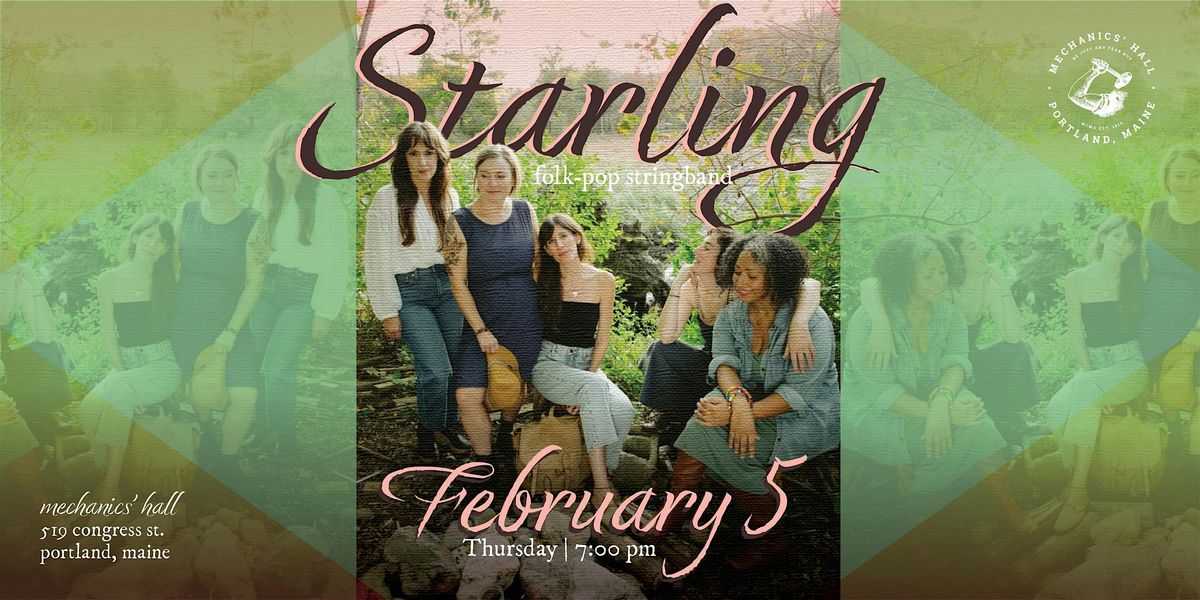 Starling in Concert, 5 February | Event in Portland | AllEvents