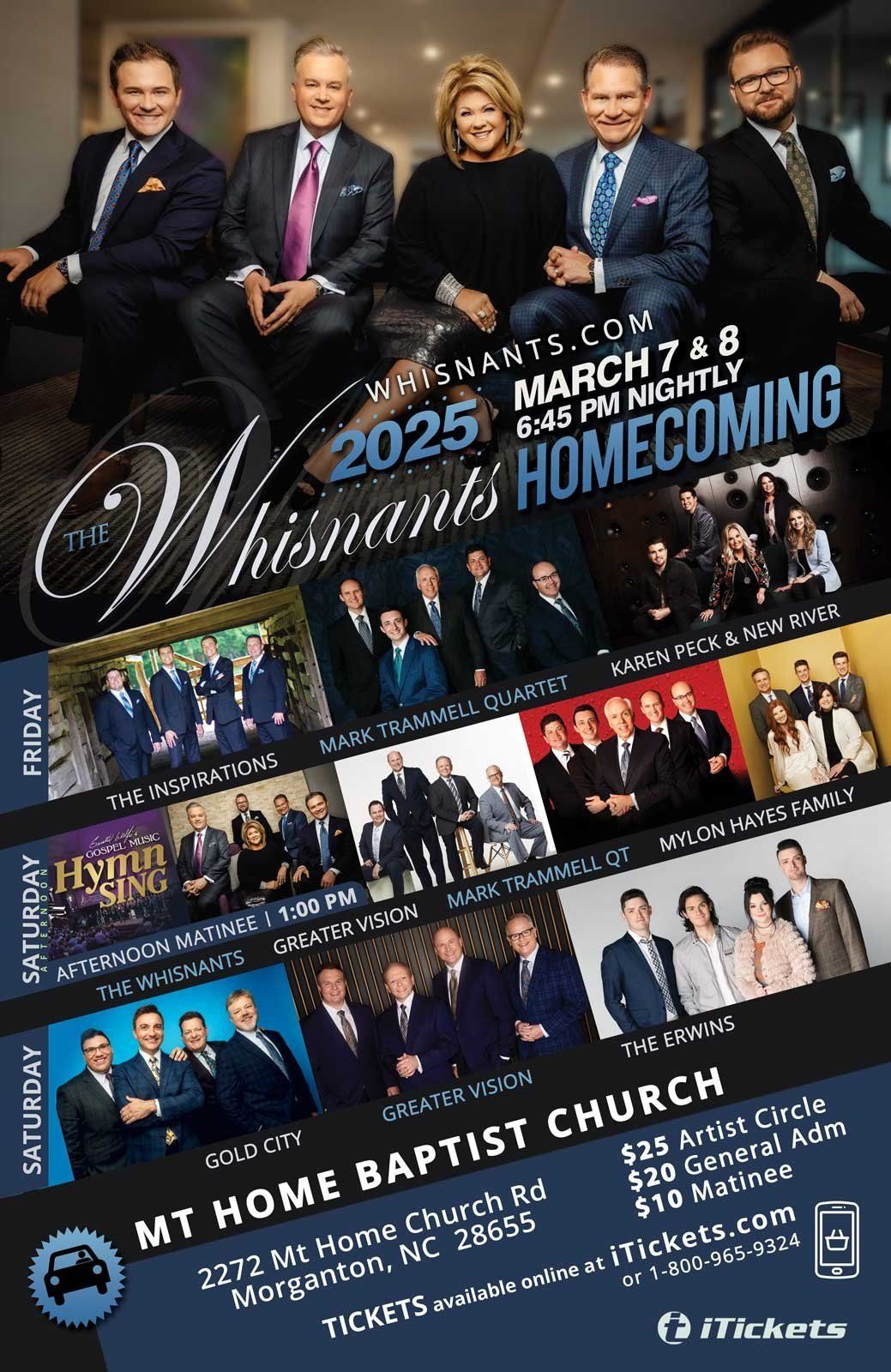 The Whisnants at Meramec Music Theatre, 4 October | Event in Steelville | AllEvents