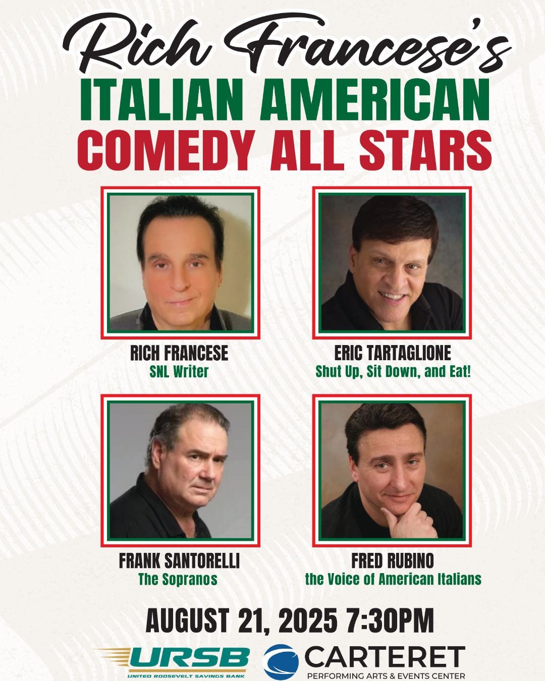 Italian Comedy Night with Frank Santorelli | Event in Ogunquit | AllEvents