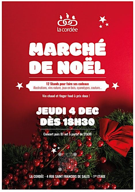 Marché de Noël de la Cordée, 4 December | Event in Annecy | AllEvents