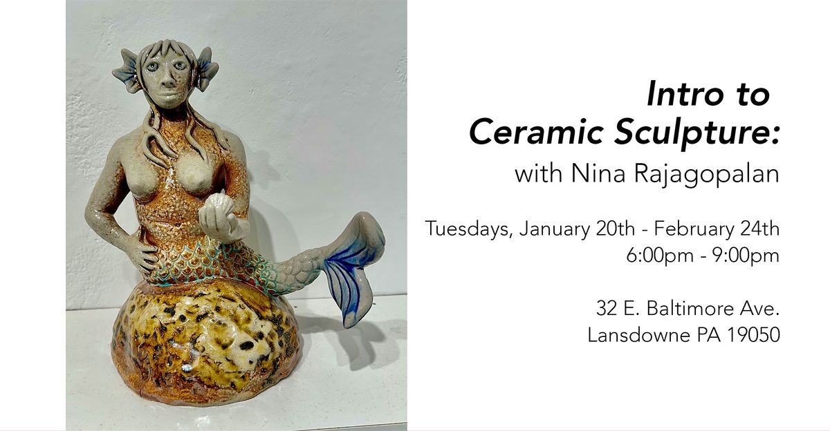 Intro to Ceramic Sculpture, 20 January | Event in Lansdowne | AllEvents