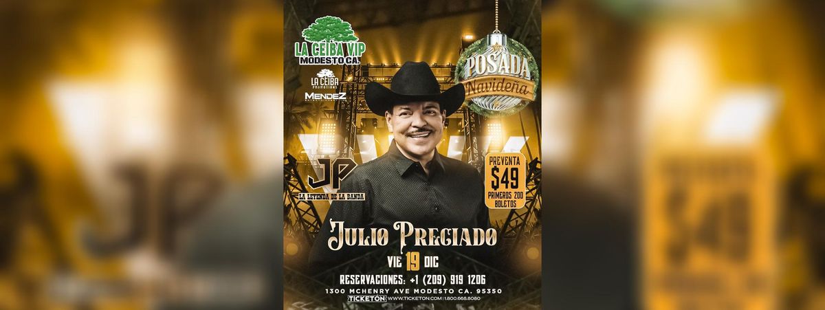 JULIO PRECIADO, 19 December | Event in Modesto | AllEvents